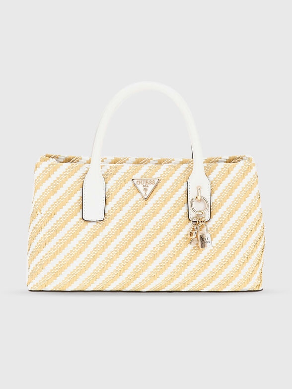 SIMONA bag with woven texture - 1