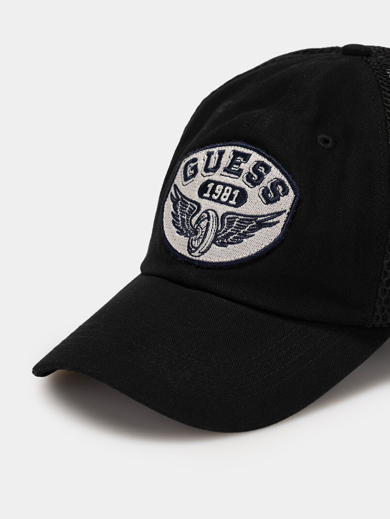 Black baseball cap with logo - 3