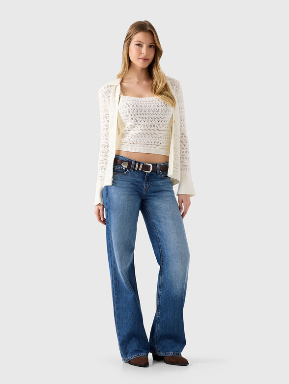 Knit top in cotton blend - 2