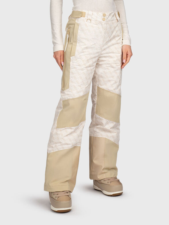 Ski trousers with monogram logo - 1
