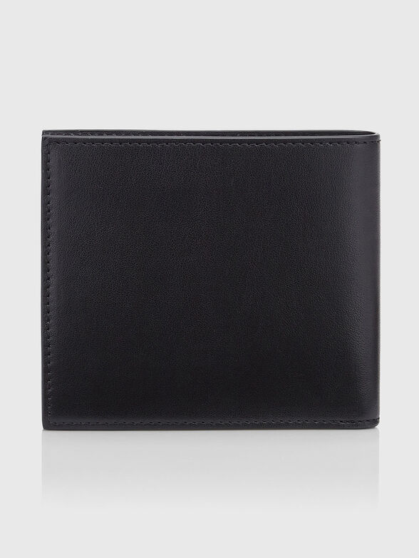 Leather wallet with embossed logo - 2