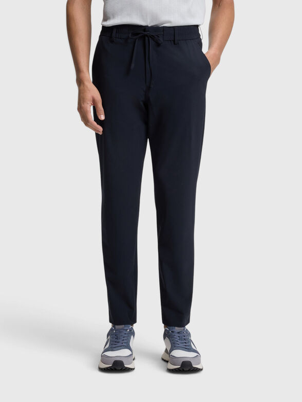 Trousers with an elastic waistband - 1
