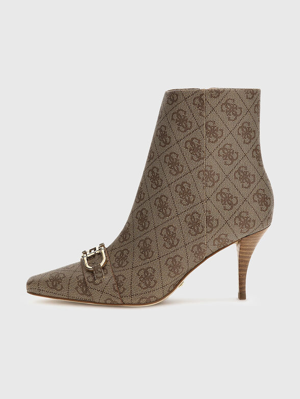 SILENE2 boots with monogram print  - 1