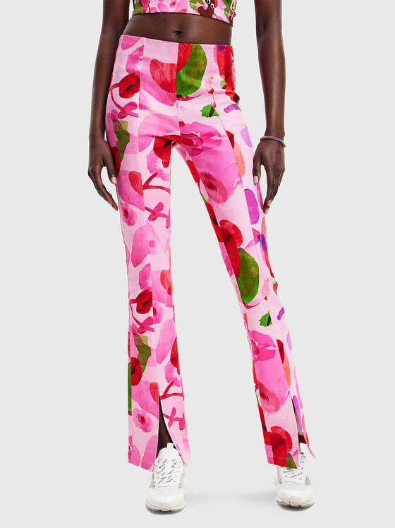 SUGAR-LACROIX trousers with accent print - 1