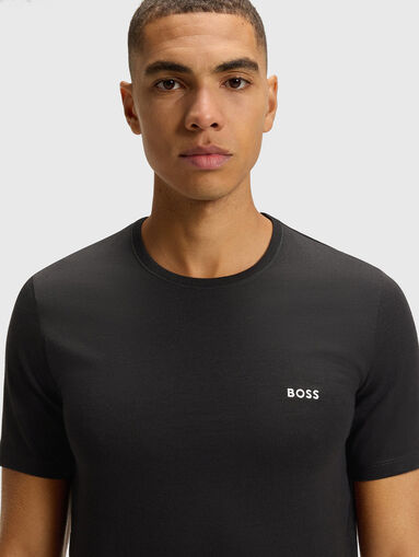 Set of three cotton lounge T-shirts - 5