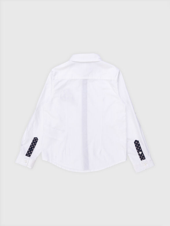 Oxford shirt with embroidered detail - 2