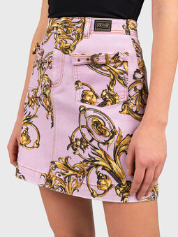 Skirt with baroque print - 4