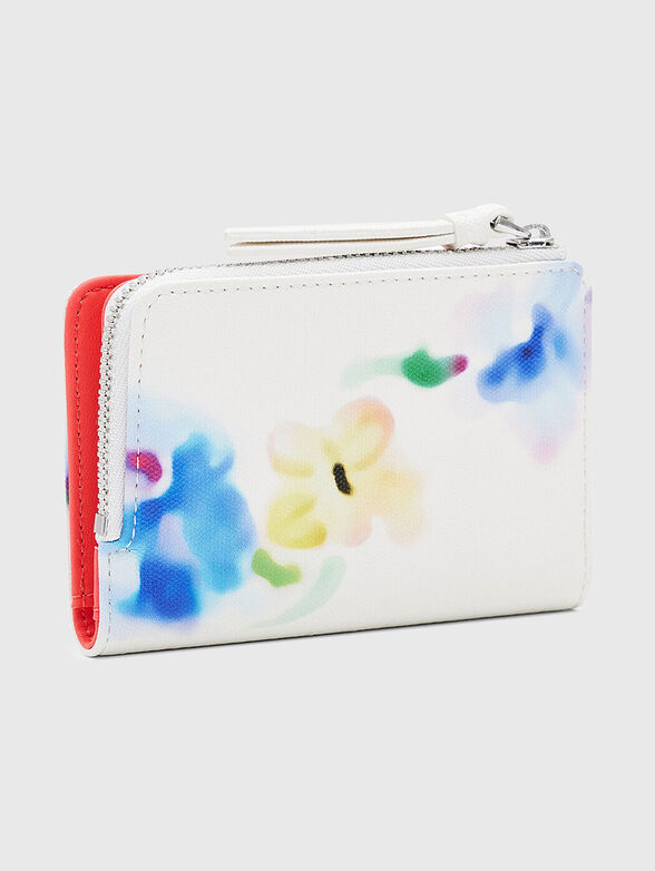 Small wallet with contrasting print - 2