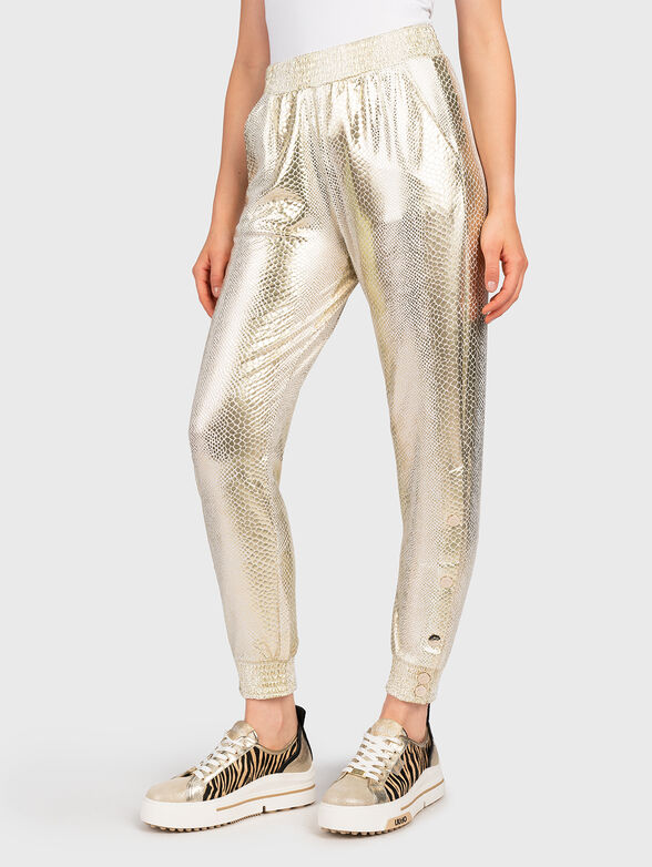 Pants with snake texture - 1