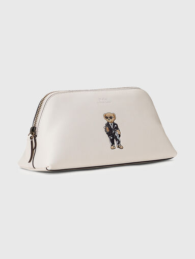 Leather briefcase with Polo Bear motif - 3