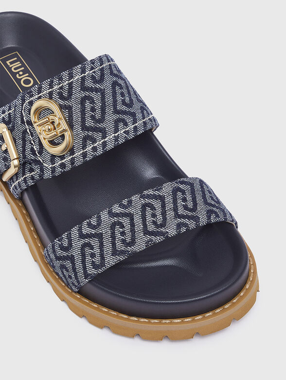 LIVIA 02 sandals with monogram - 5