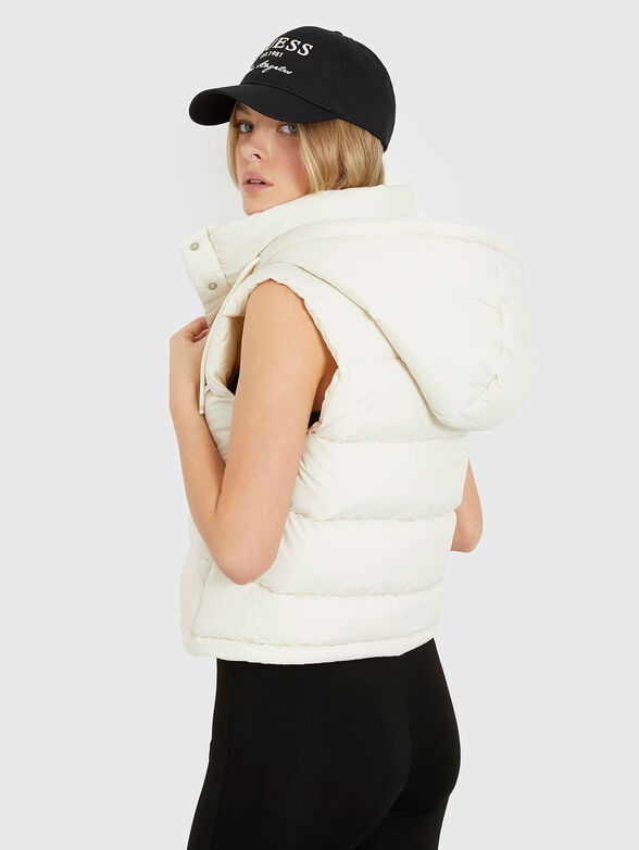 BREANA black puffer vest - 3