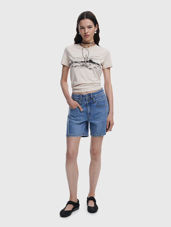 DOUBLE denim shorts - 5