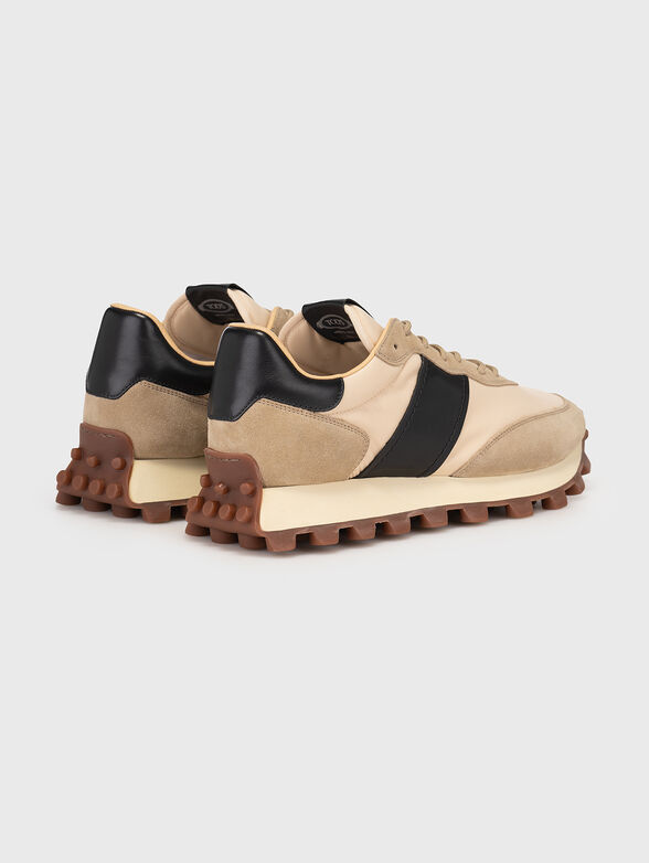 Multicoloured sports shoes with suede elements - 3