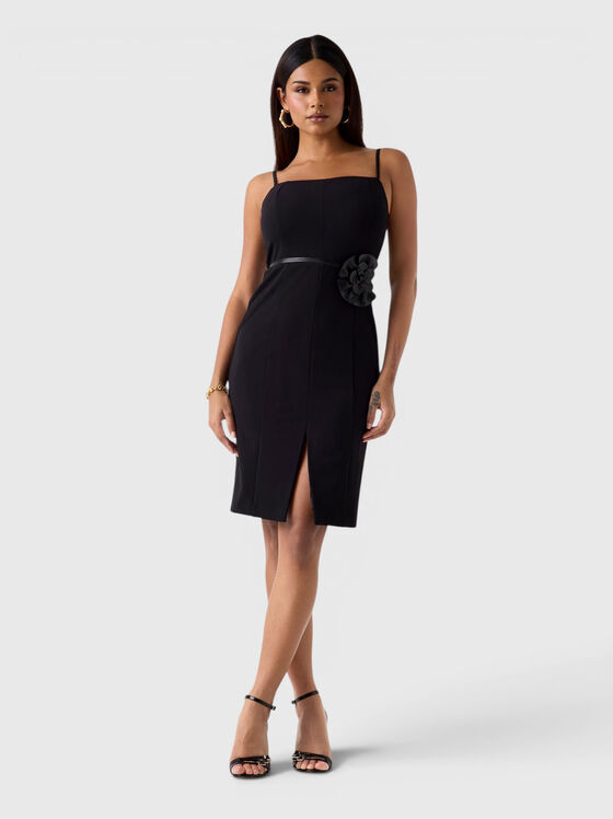 Рокля с флорален детайл - 1