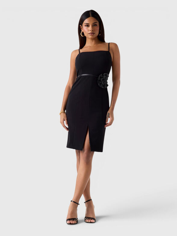 Dress with floral detail - 1