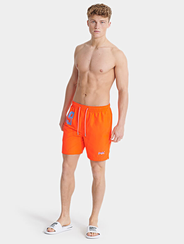 Blue beach shorts - 1