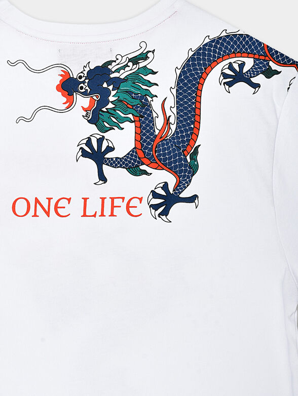 TS019 T-shirt with dragon prints - 5