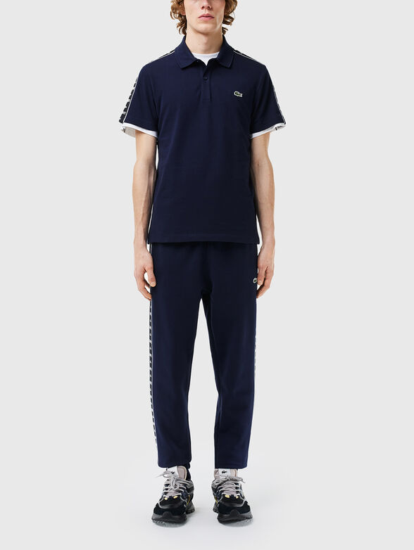 Polo shirt with contrasting stripe  - 2