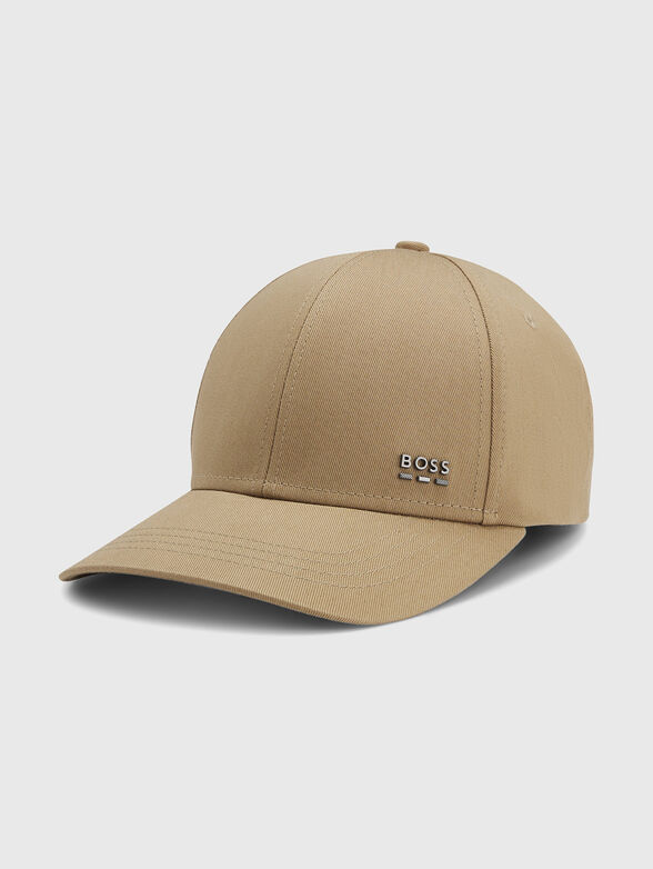 Beige baseball cap - 1