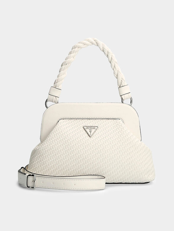 HASSIE handbag with triangular logo detail - 1