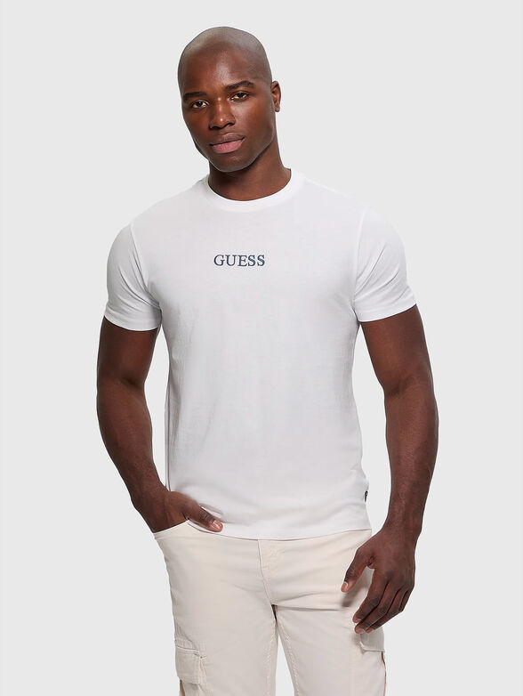 T-shirt with print and logo - 1