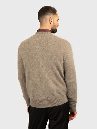 Wool sweater with crew neck - 3