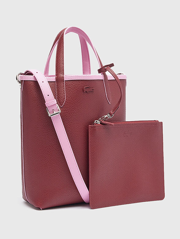 Two-faced bag with a carrier bag and mini logo - 6