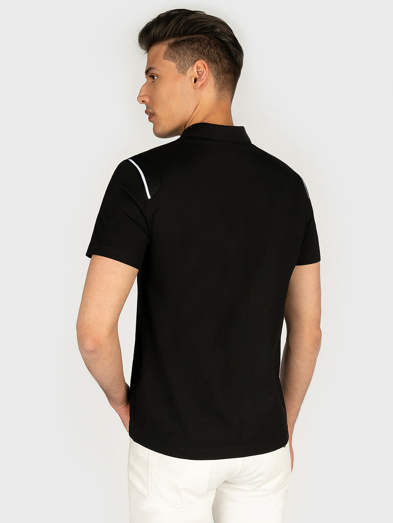 Cotton polo-shirt with contrasting details - 3