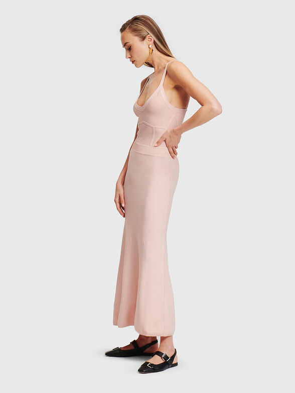 Sleeveless knitted dress - 3