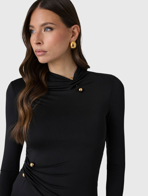EZME Dress with gold accents - 4