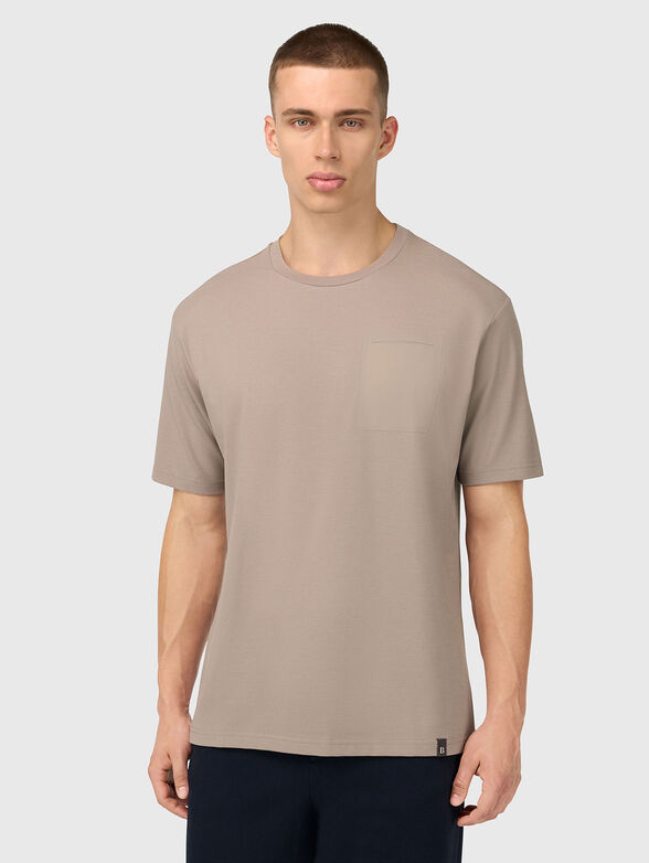 T-shirt with front pocket  - 1