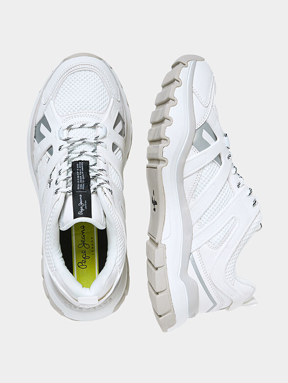 BANKSY white sneakers - 4