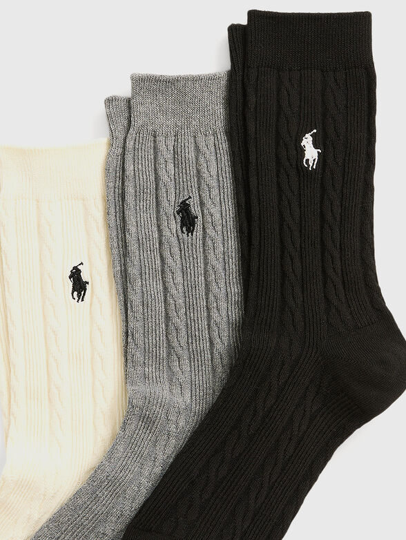 Set of three pairs of socks  - 1