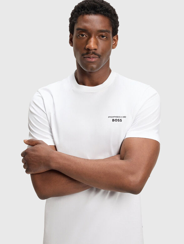PORSCHE X BOSS cotton T-shirt with accent back - 4