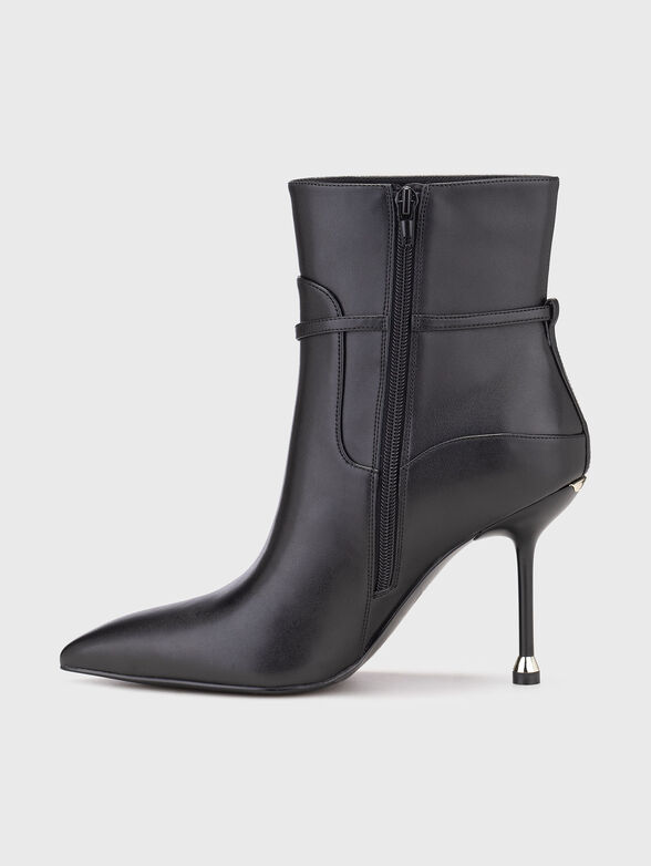 DEMI 06 leather heeled ankle boots with zipper - 4