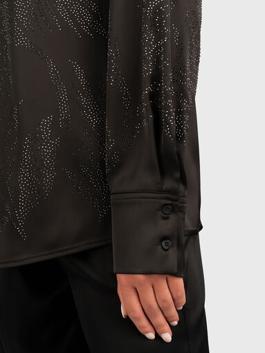 AGNES shirt with rhinestones - 5