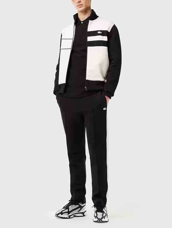 Black polo-shirt with long sleeves - 2