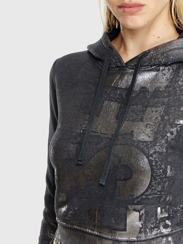 F-SLIMMY-HOOD-P6 cropped sweatshirt - 4