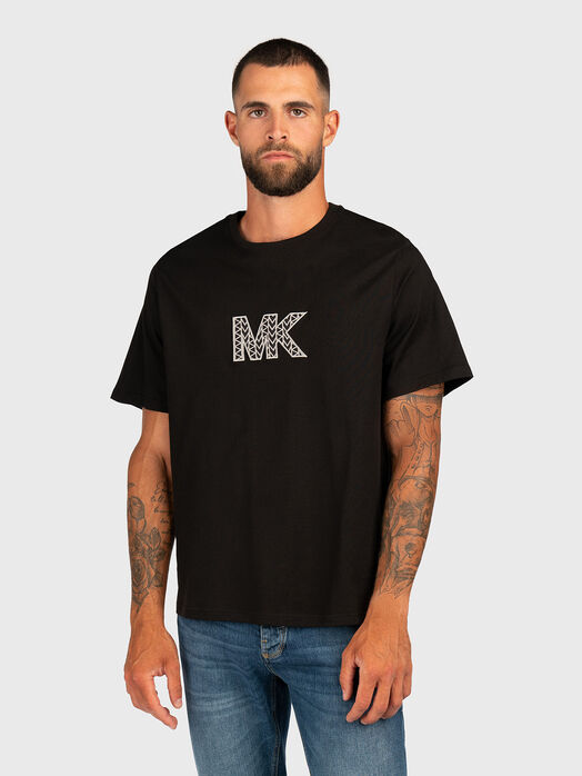 T-shirt with logo detail made of cotton