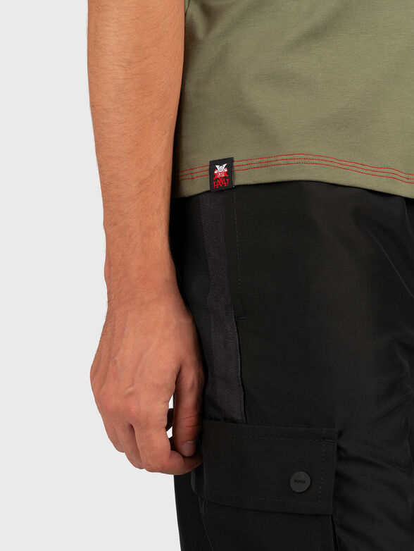 TS177 T-shirt with accent print - 4