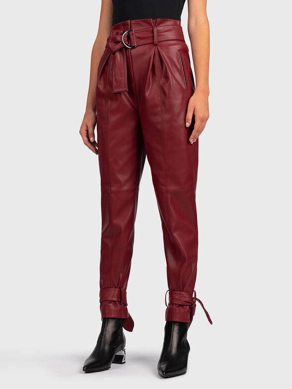 Faux leather pant - 1
