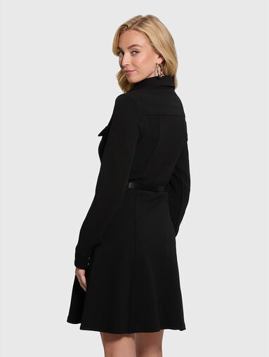 Mini dress with long sleeves - 2