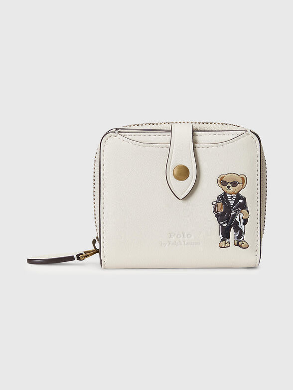 Small leather purse with Polo Bear print - 1