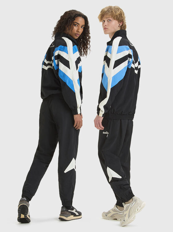 LEGACY unisex black jacket with contrast details - 1