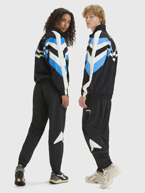 LEGACY unisex black jacket with contrast details - 1