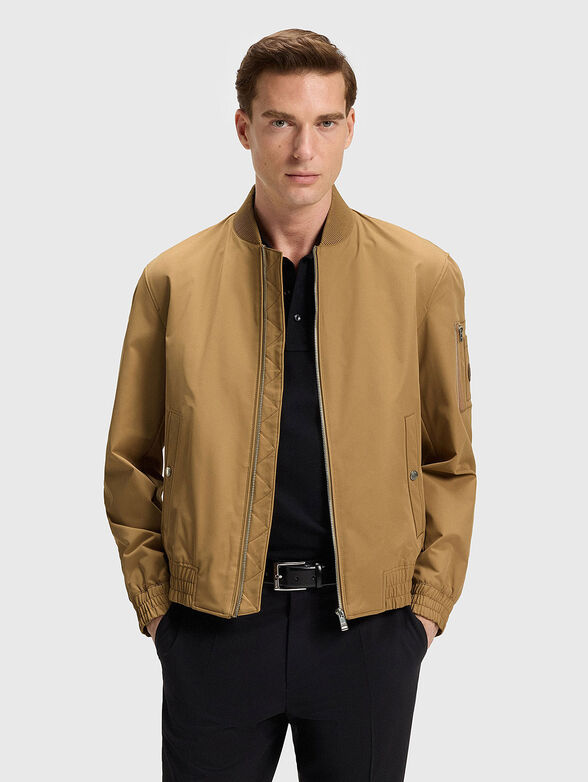 Beige jacket with pockets - 1