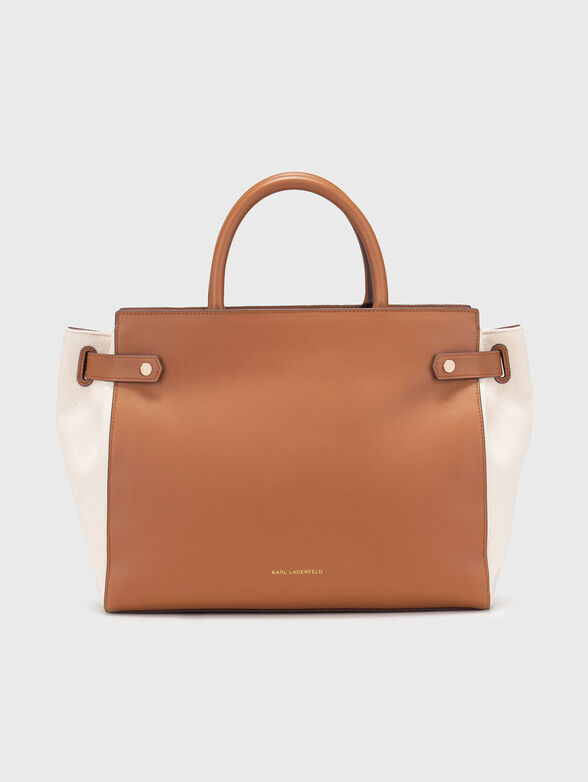 IKON leather bag with long handle - 3