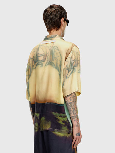 PR-S-MEC-SS unisex viscose blend shirt - 3