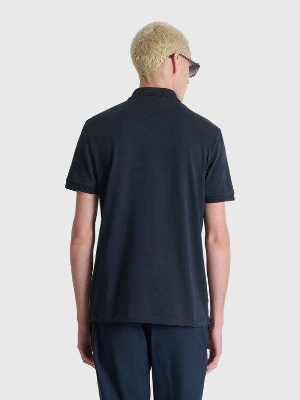 Short sleeved cotton polo shirt - 2